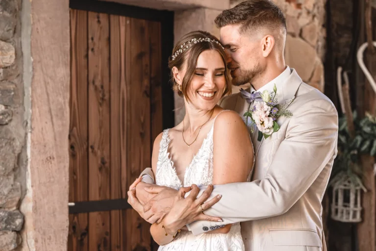 Hochzeitsfotos in Freinsheim-Stadtmauer-Hochzeitsfotograf Freinsheim